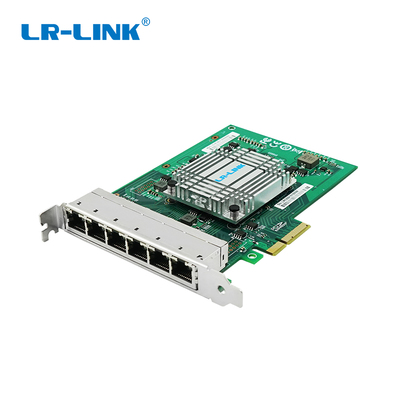 PCIe x4 六电口千兆以太网网络适配器（基于Intel主控）