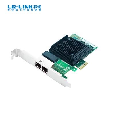 PCIe x1 双电口千兆以太网网络适配器 （基于国产主控制器）
