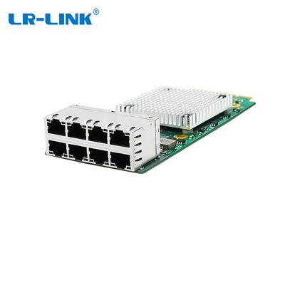 PCIe x8 八电口千兆夹层式以太网网络适配器（基于Intel主控）