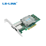 PCIe x8 单光/单电/光纤收发器三合一组合功能10G以太网网络适配器（基于Intel主控）